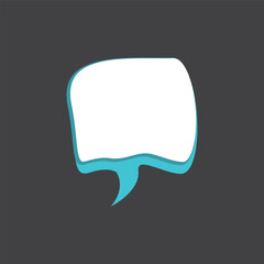 3D Speech Bubble Template