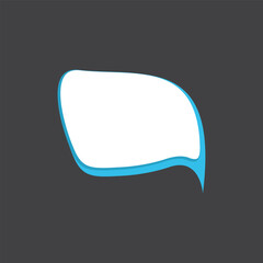 3D Speech Bubble Template