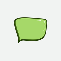 3D Speech Bubble Template