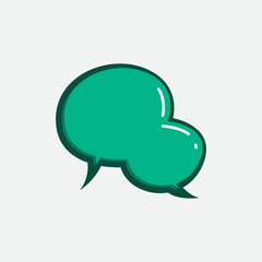 3D Speech Bubble Template