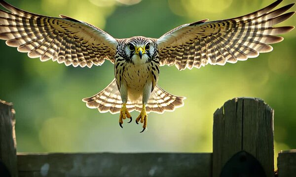 A Merlin Falcon in Flight