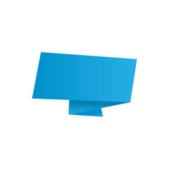 Chat Bubble Origami Template