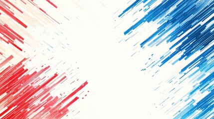 Abstract Diagonal Lines Red Blue Background