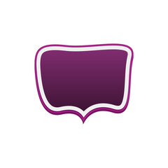 Colorful Speech Bubble Template