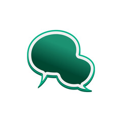 Colorful Speech Bubble Template