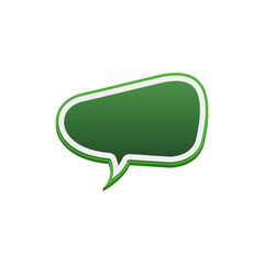 Colorful Speech Bubble Template