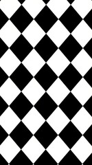 Black and White Checkered Pattern Vector Illustration 