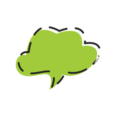 Cute Speech Bubble Template