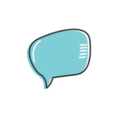 Cute Speech Bubble Template