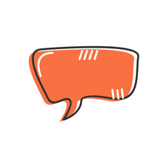 Cute Speech Bubble Template