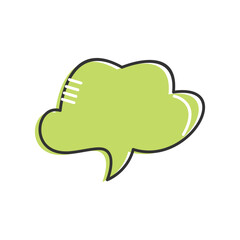 Cute Speech Bubble Template