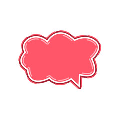 Cute Speech Bubble Template