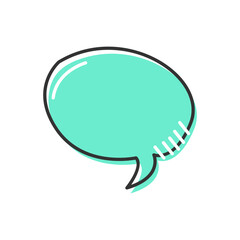 Cute Speech Bubble Template