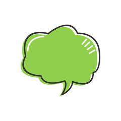 Cute Speech Bubble Template