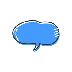 Cute Speech Bubble Template