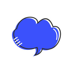 Cute Speech Bubble Template