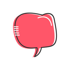 Cute Speech Bubble Template