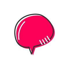 Cute Speech Bubble Template