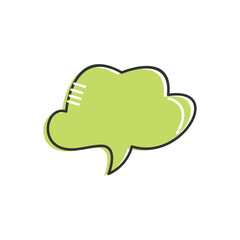 Cute Speech Bubble Template