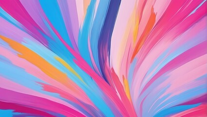 Obraz premium Beautiful Abtract painting strokes background, painting brush mixed color, abstract art background pastel color