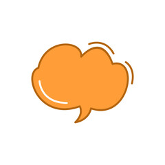 Cute Text Box Speech Bubble Template