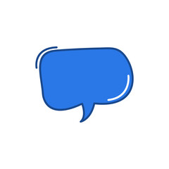 Cute Text Box Speech Bubble Template