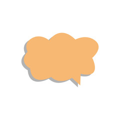 Cute Text Box Speech Bubble Template