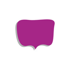 Cute Text Box Speech Bubble Template