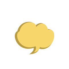 Cute Text Box Speech Bubble Template