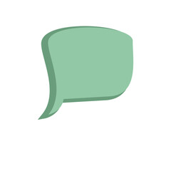 Cute Text Box Speech Bubble Template