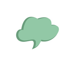 Cute Text Box Speech Bubble Template