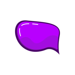 Gradient Speech Bubble Template