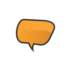 Gradient Speech Bubble Template