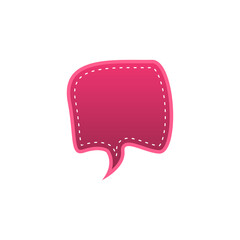 Gradient Speech Bubble Template