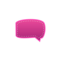 Gradient Speech Bubble Template