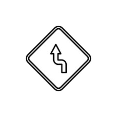 Road Sign Outline Template
