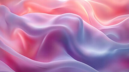 Obraz premium Silky smooth gradient waves, soft texture. Abstract art and design concept