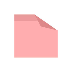 Flat Sticky Note Template