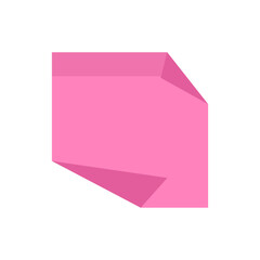 Flat Sticky Note Template