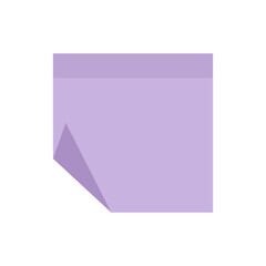 Flat Sticky Note Template