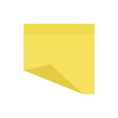Flat Sticky Note Template