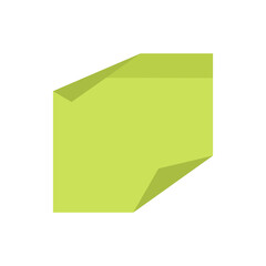 Flat Sticky Note Template