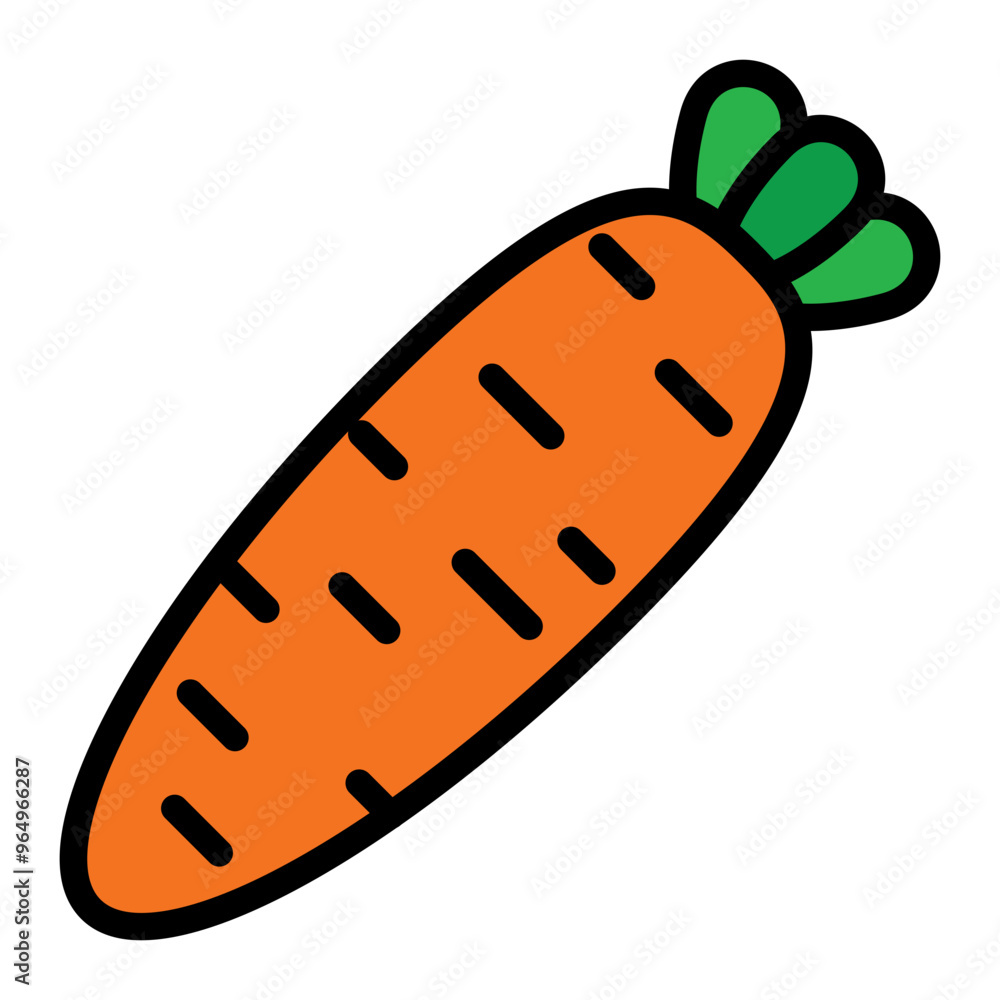 Poster carrot icon