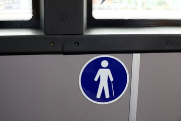 Information and direction signs on roads in Israel.