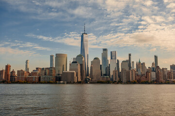 USA. New York City Landmarks. New York World Trade Center. New York skyline. New York City...