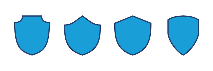 Shield icon vector. Protection icon vector. Security vector icon