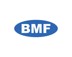 BMF logo design vector template. BMF