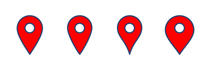 Pin icon vector. Location icon vector. destination icon. map pin