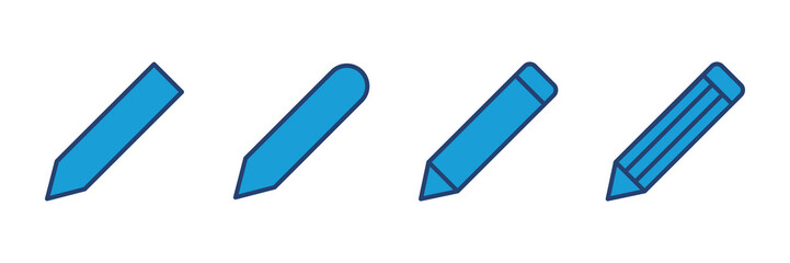 Pencil icon vector. pen symbol. edit icon vector