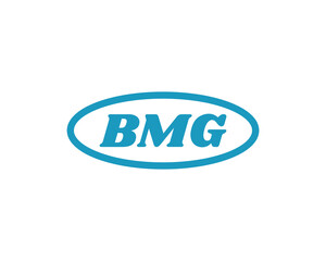 BMG logo design vector template. BMG